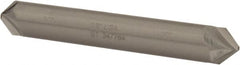 Hertel - 3/8" Diam Double End Cobalt Chamfer Mill - Americas Industrial Supply