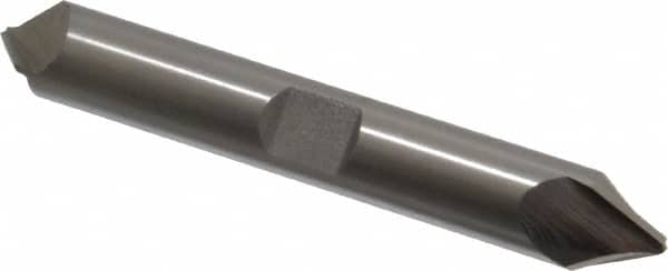 Hertel - 3/8" Diam Double End Cobalt Chamfer Mill - Americas Industrial Supply