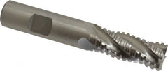 Hertel - 5/8" Diam, 1-5/8" LOC, 4 Flute Cobalt Roughing & Finishing Square End Mill - Uncoated, 3-3/4" OAL, 5/8" Shank Diam, Straight Shank, Non-Centercutting - Americas Industrial Supply