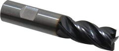 OSG - 3/4", 4 Flute, Single End, Solid Carbide, 0.03" Corner Radius End Mill - 4" OAL, Right Hand Flute, 1-1/2" LOC, Right Hand Cut - Americas Industrial Supply
