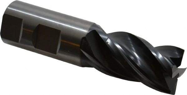OSG - 1", 1-1/2" LOC, 1" Shank Diam, 4" OAL, 4 Flute, Solid Carbide Square End Mill - Single End, TiAlN Finish, Spiral Flute, 35° Helix, Right Hand Cut, Right Hand Flute, Series VG441 - Americas Industrial Supply