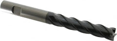 OSG - 5/8", 3" LOC, 5/8" Shank Diam, 6" OAL, 4 Flute, Solid Carbide Square End Mill - Single End, TiAlN Finish, Spiral Flute, 35° Helix, Right Hand Cut, Right Hand Flute, Series VG441 - Americas Industrial Supply