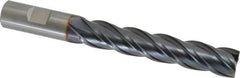 OSG - 3/4", 4" LOC, 3/4" Shank Diam, 6-1/4" OAL, 4 Flute, Solid Carbide Square End Mill - Single End, TiAlN Finish, Spiral Flute, 35° Helix, Right Hand Cut, Right Hand Flute, Series VG441 - Americas Industrial Supply