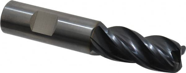 OSG - 3/4", 4 Flute, Single End, Solid Carbide, 1/8" Corner Radius End Mill - 4" OAL, Right Hand Flute, 1-1/2" LOC, Right Hand Cut - Americas Industrial Supply