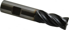 OSG - 3/4", 4 Flute, Single End, Solid Carbide, 0.06" Corner Radius End Mill - 4" OAL, Right Hand Flute, 1-1/2" LOC, Right Hand Cut - Americas Industrial Supply