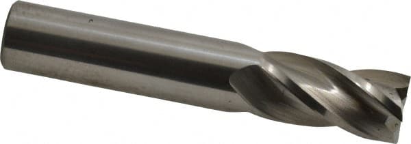 Hertel - 18mm, 38mm LOC, 18mm Shank Diam, 100mm OAL, 4 Flute, Solid Carbide Square End Mill - Single End, Uncoated, 30° Helix, Centercutting, Right Hand Cut - Americas Industrial Supply