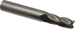 Hertel - 9mm, 22mm LOC, 10mm Shank Diam, 70mm OAL, 4 Flute, Solid Carbide Square End Mill - Single End, Uncoated, 30° Helix, Centercutting, Right Hand Cut - Americas Industrial Supply