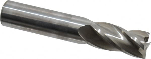 Hertel - 16mm, 32mm LOC, 16mm Shank Diam, 89mm OAL, 4 Flute, Solid Carbide Square End Mill - Single End, Uncoated, 30° Helix, Centercutting, Right Hand Cut - Americas Industrial Supply
