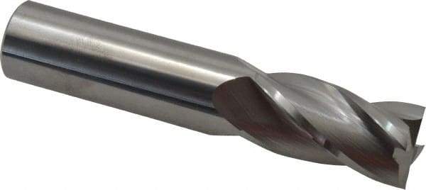 Hertel - 20mm, 38mm LOC, 20mm Shank Diam, 100mm OAL, 4 Flute, Solid Carbide Square End Mill - Single End, Uncoated, 30° Helix, Centercutting, Right Hand Cut - Americas Industrial Supply