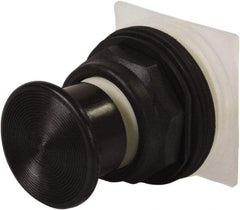 Schneider Electric - 30mm Mount Hole, Extended Straight, Pushbutton Switch Only - Black Pushbutton, Momentary (MO) - Americas Industrial Supply