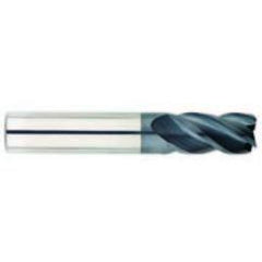 1/4" Dia. - 5/8" LOC - 2-1/2" OAL - 4 FL Carbide S/E HP End Mill-AlTiN - Americas Industrial Supply