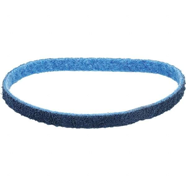 Dynabrade - 1" Wide x 30" OAL, Aluminum Oxide Abrasive Belt - Aluminum Oxide, Very Fine, Nonwoven, Cloth Backing, Wet/Dry - Americas Industrial Supply