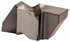 Kennametal - 2125NG Grade KCU25, 3.18mm Cutting Width Carbide Grooving Insert - 2.79mm Max Depth of Cut, Right Hand, 0.19mm Corner Radius, AlTiN Finish - Americas Industrial Supply