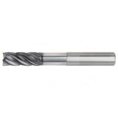 1/2x1/2x1-1/4x2-1/4x4 .030R 5FL Carbide End Mill-Weldon Shank-AlTiN - Americas Industrial Supply
