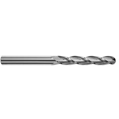 14 mm Dia. × 14 mm Shank × 75 mm DOC × 150 mm OAL, Carbide TiN, Spiral , 3 Flute, 30° Helix, Ballnose End Mill - Exact Industrial Supply