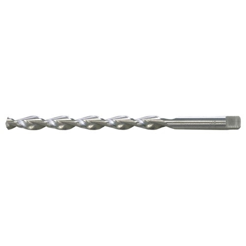 9/32 RHS / RHC HSS 135 Degree Notched Point Deep Hole Parabolic Taper Length Drill - Bright - Exact Industrial Supply