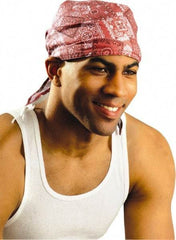 OccuNomix - Size Universal, Personal Cooling Tie Hat - Cotton with Cooling Crystals, Tie Closure - Americas Industrial Supply