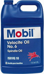 Mobil - 1 Gal Container Mineral Spindle Oil - ISO 10, 10 cSt at 40°C & 2.62 cSt at 100°C - Americas Industrial Supply