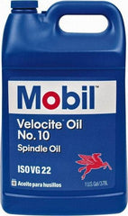 Mobil - 1 Gal Container Mineral Spindle Oil - ISO 22, 22 cSt at 40°C & 4 cSt at 100°C - Americas Industrial Supply