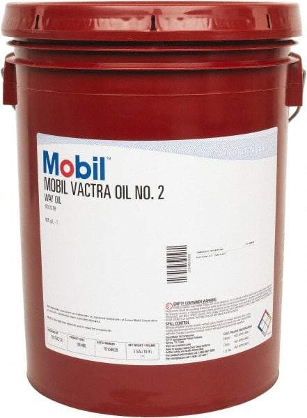 Mobil - 5 Gal Pail, Mineral Way Oil - ISO Grade 68, SAE Grade 9 - Americas Industrial Supply