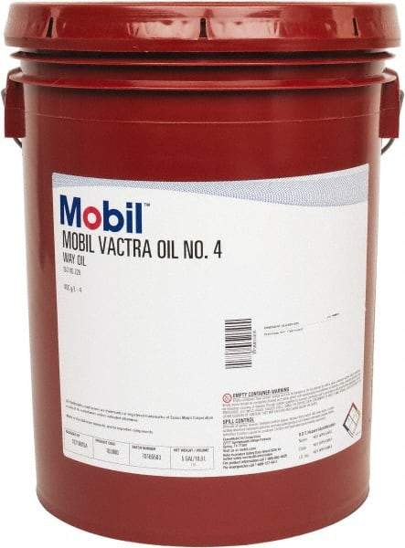 Mobil - 5 Gal Pail, Mineral Way Oil - ISO Grade 220, SAE Grade 18 - Americas Industrial Supply