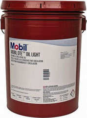 Mobil - 5 Gal Pail Mineral Circulating Oil - SAE 10, ISO 32, 31 cSt at 40°C & 5.5 cSt at 100°F - Americas Industrial Supply