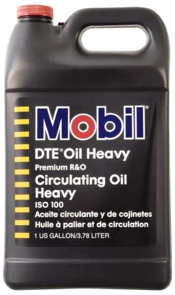 Mobil - 1 Gal Container Mineral Circulating Oil - SAE 40, ISO 150, 146 cSt at 40°C & 14.4 cSt at 100°F - Americas Industrial Supply