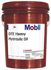 Mobil - 5 Gal Pail Mineral Circulating Oil - SAE 30, ISO 100, 95.1 cSt at 40°C & 10.9 cSt at 100°F - Americas Industrial Supply