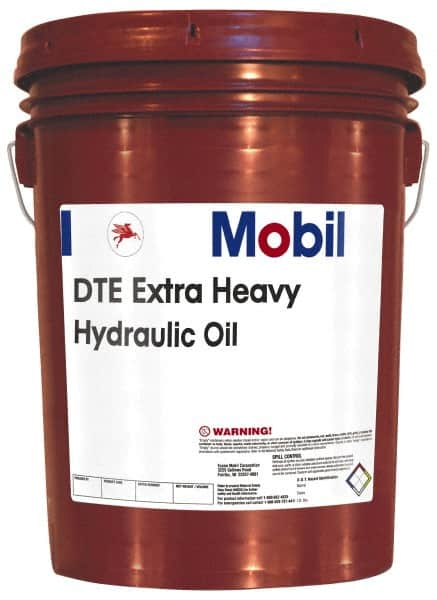 Mobil - 5 Gal Pail Mineral Circulating Oil - SAE 40, ISO 150, 146 cSt at 40°C & 14.4 cSt at 100°F - Americas Industrial Supply