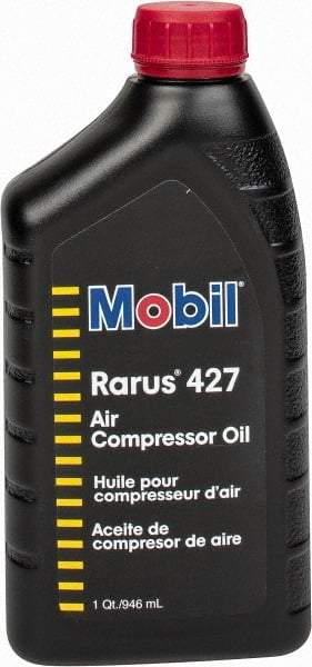 Mobil - Bottle, ISO 100, SAE 30, Air Compressor Oil - 300°, 104.6 Viscosity (cSt) at 40°C, 11.6 Viscosity (cSt) at 100°C - Americas Industrial Supply