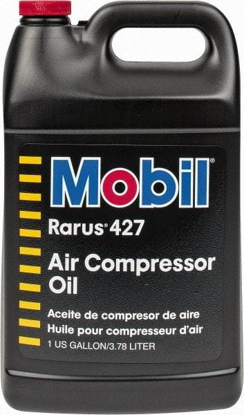 Mobil - 1 Gal Bottle, ISO 100, SAE 30, Air Compressor Oil - 300°, 104.6 Viscosity (cSt) at 40°C, 11.6 Viscosity (cSt) at 100°C - Americas Industrial Supply