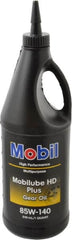 Mobil - 0.25 Gal Bottle, Gear Oil - 26.6 St Viscosity at 100°C, 260 St Viscosity at 40°C - Americas Industrial Supply