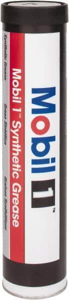 Mobil - 13.4 oz Cartridge Synthetic General Purpose Grease - Red, 302°F Max Temp, NLGIG 2, - Americas Industrial Supply
