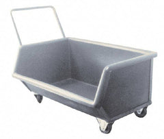 Bayhead Products - 1,000 Lb Load Capacity, 9.3 Cu Ft, Polyethylene Chip Truck - 27" Wide x 46" Long x 23-1/2" High - Americas Industrial Supply