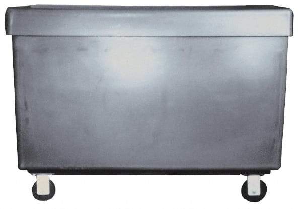 Bayhead Products - 800 Lb Load Capacity, Polyethylene Rolling Covered Container - 21" Wide x 41" Long x 21-1/2" High - Americas Industrial Supply