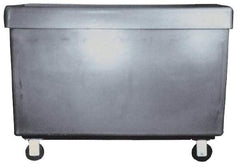 Bayhead Products - 800 Lb Load Capacity, Polyethylene Rolling Covered Container - 21" Wide x 41" Long x 21-1/2" High - Americas Industrial Supply