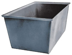 Bayhead Products - Gray Polyethylene Tote Container - Nesting, 23" Long x 15" Wide x 12" High - Americas Industrial Supply