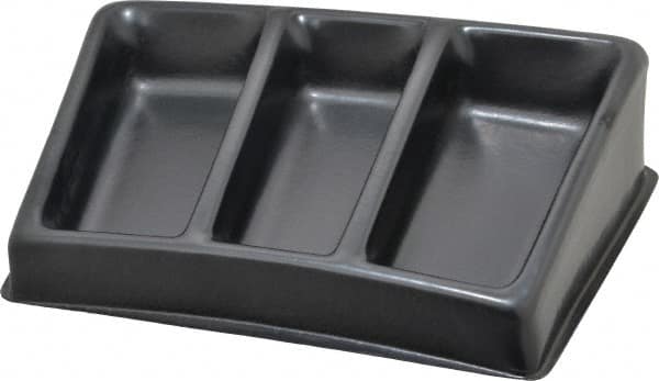 Bayhead Products - 12-1/2" Wide x 3" High x 8-1/2" Deep, Small Parts Assembly Tray - Plastic Frame, 3 Compartments, 6-1/2" Wide x 2-1/2" Deep Bin - Americas Industrial Supply