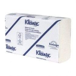 Kleenex - 1 Ply White Multi-Fold Paper Towels - 9-1/4" Wide - Americas Industrial Supply