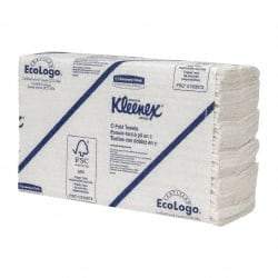 Kleenex - 1 Ply White C-Fold Paper Towels - 10-1/8" Wide - Americas Industrial Supply