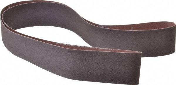 Norton - 2" Wide x 60" OAL, 100 Grit, Aluminum Oxide Abrasive Belt - Aluminum Oxide, Fine, Coated, X Weighted Cloth Backing, Series R228 - Americas Industrial Supply