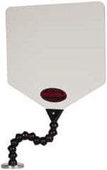 Cedarberg - Polycarbonate Flat Base & Shield - 9" Wide x 9" Long x 1/8" Thick, 12" Arm Reach, Magnetic Base, For General Purpose Use - Americas Industrial Supply