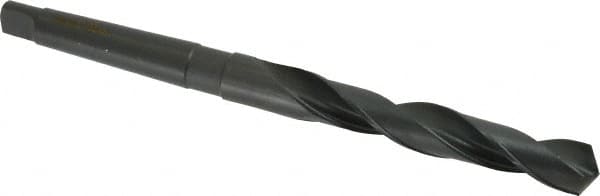 General Chipbreaker - 3/4", 2MT 118° Point High Speed Steel Taper Shank Drill Bit - Oxide Finish, 5-1/2" Flute Length, 9-3/8" OAL, Chipbreaker Flute - Americas Industrial Supply