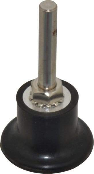 Value Collection - 1-1/2" Diam Quick-Change Type R Disc Backing Pad - 1/4" Shank Diam, Medium Density, 30,000 RPM - Americas Industrial Supply