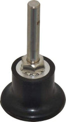 Value Collection - 1-1/2" Diam Quick-Change Type R Disc Backing Pad - 1/4" Shank Diam, Medium Density, 30,000 RPM - Americas Industrial Supply