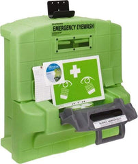 Honeywell - 7 Gallon, 0.4 GPM Flow Rate at 30 PSI, Gravity Fed Polyethylene, Portable Eye Wash Station - 15 Min Duration, 18 Inch Wide x 31 Inch Deep x 29 Inch High - Americas Industrial Supply