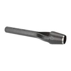 Value Collection - 9/16" Arch Punch - 4-7/8" OAL, Steel - Americas Industrial Supply