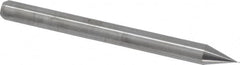 Kyocera - 0.006", 0.009" LOC, 1/8" Shank Diam, 1-1/2" OAL, 2 Flute, Solid Carbide Square End Mill - Single End, Uncoated, Spiral Flute, 30° Helix, Centercutting, Right Hand Cut, Right Hand Flute, Series 1620 - Americas Industrial Supply