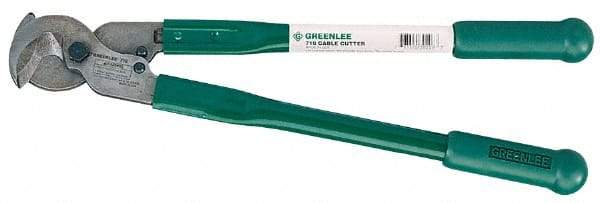 Greenlee - 18" OAL, 350 MCM Capacity, Cable Cutter - Rubber Handle - Americas Industrial Supply