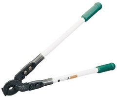 Greenlee - 31-1/2" OAL, 1,000 MCM Capacity, Cable Cutter - Rubber Handle - Americas Industrial Supply